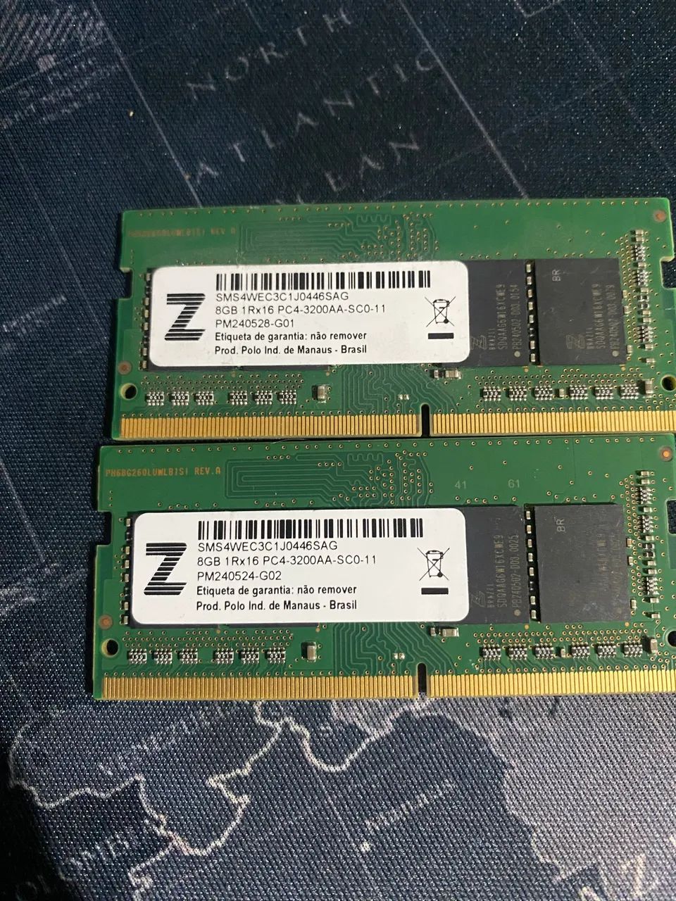 DDR4 16Gb 2x(8gb) 3200MHz NOTEBOOK - Memória RAM - Jardim Nova