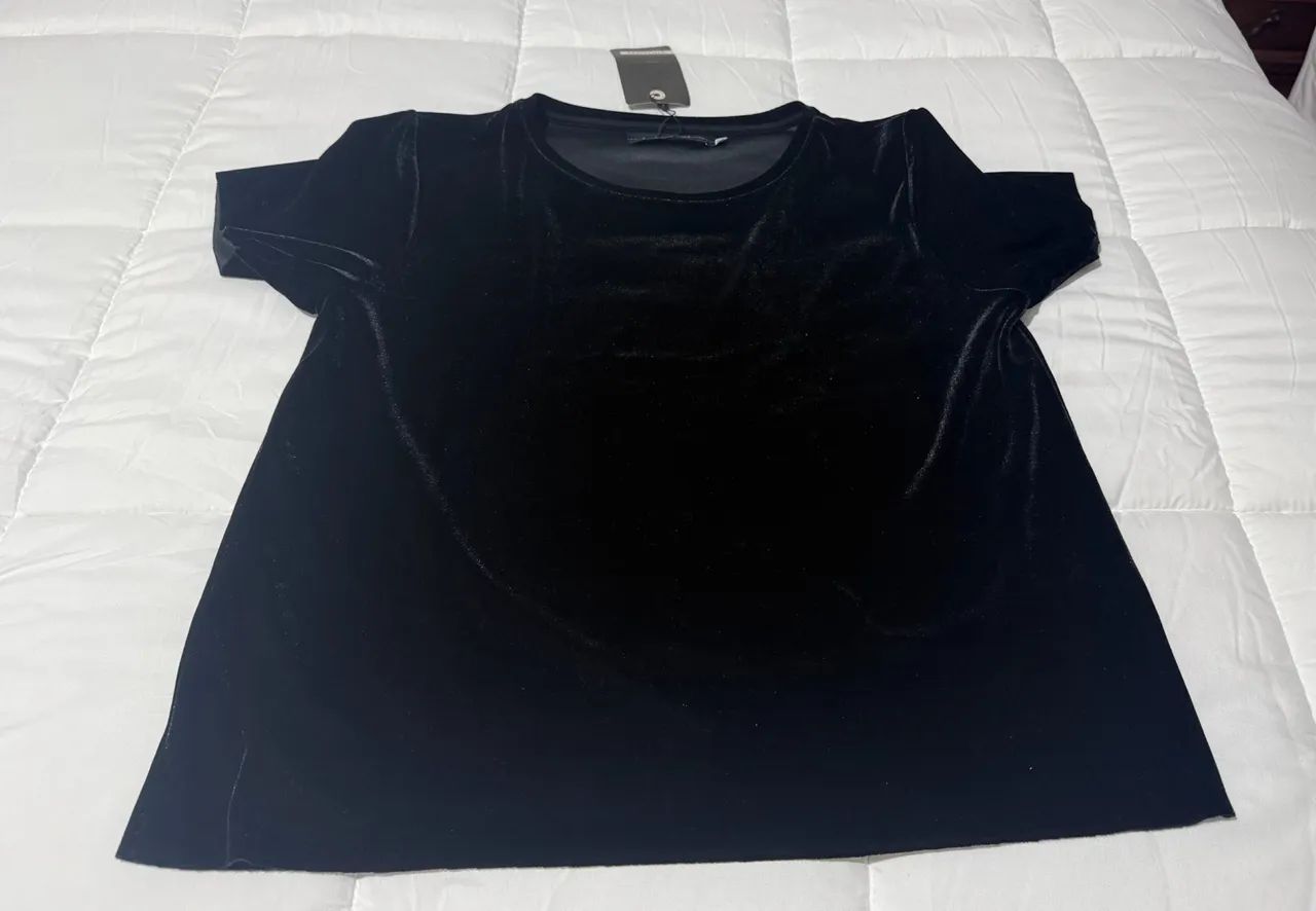 BLUSA PRETA YOUCOM G - R$ 75 - Foto 5
