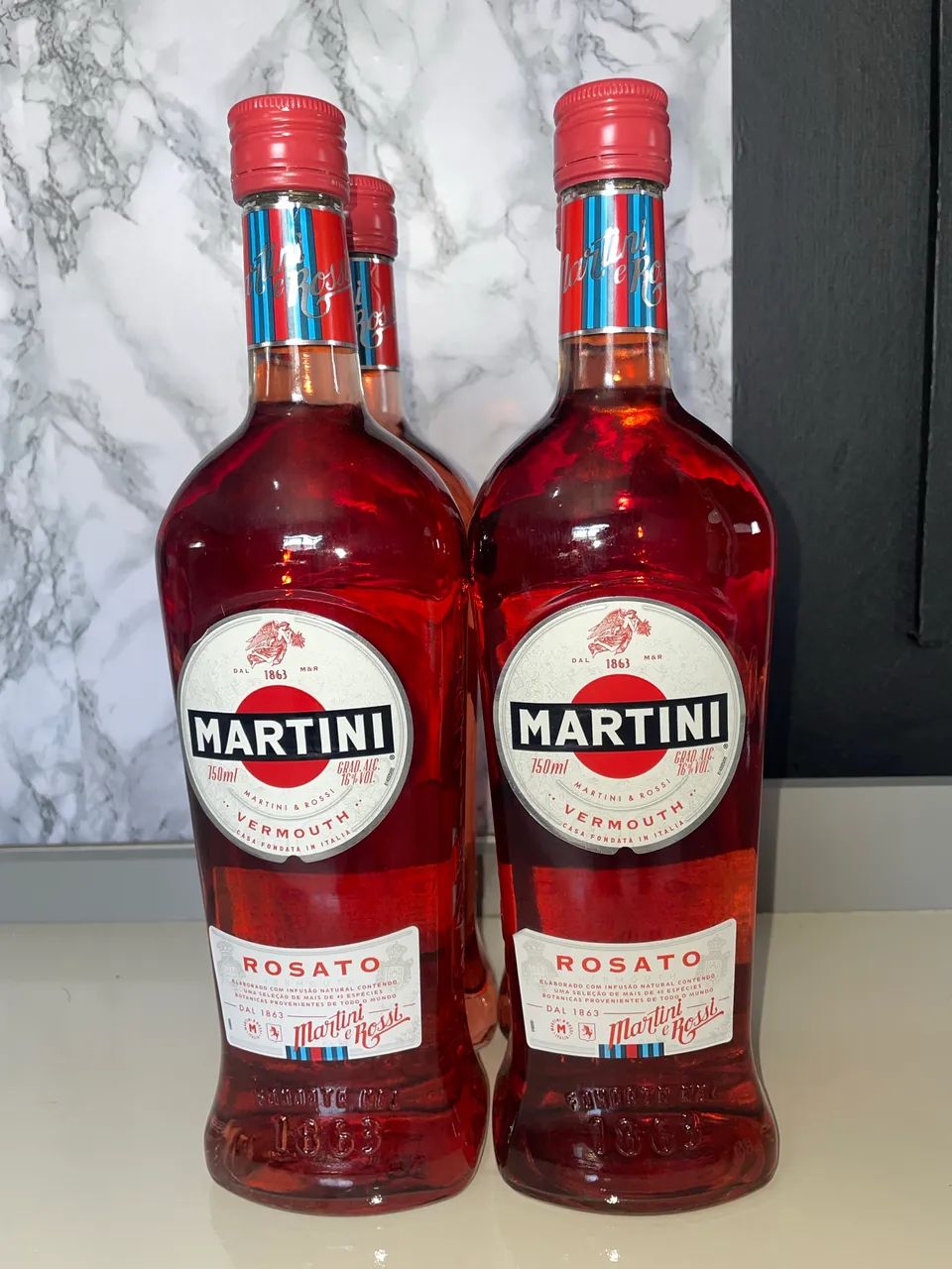 Garrafa de Vermute Martini Rosato