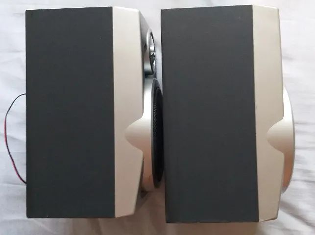 02 caixas de som Magnavox MAS 139, 2 x 10 watts rms, auto falante 6 polegadas  - Foto 3