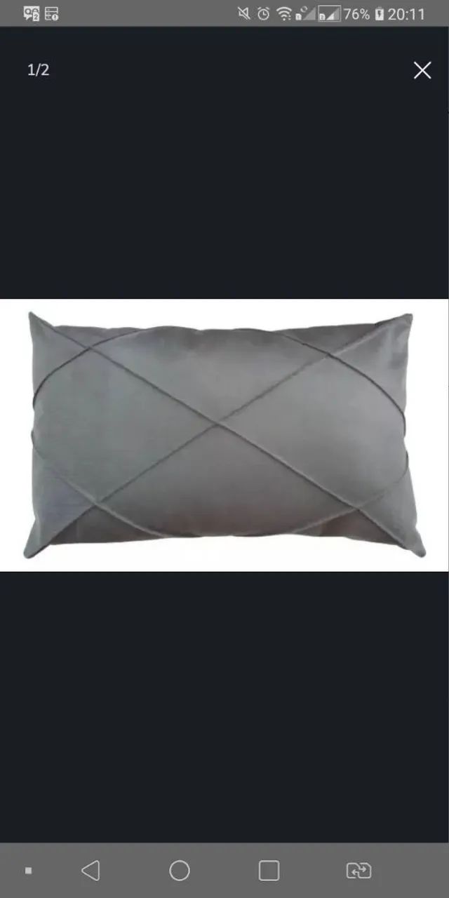 Capa almofada longuete