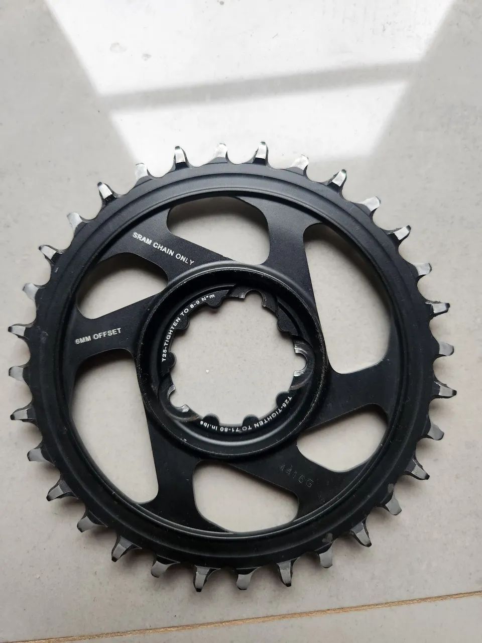 Coroa sram xx1 32t 6mm offset - Foto 4