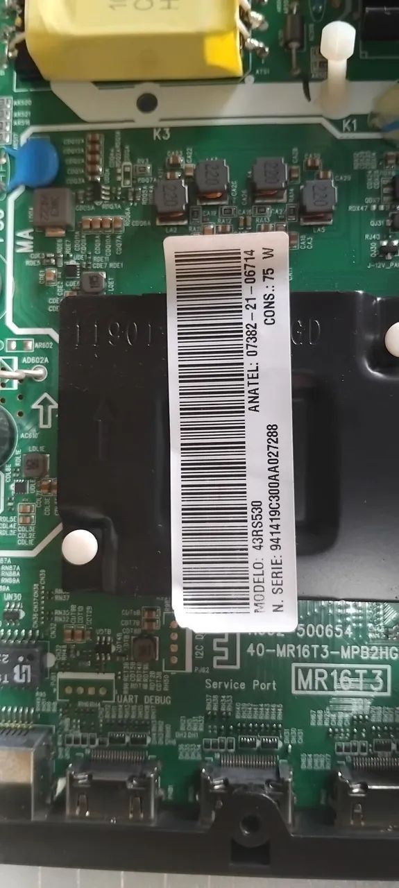 Placa Principal Tv Semp TCL 43RS530 - Foto 2