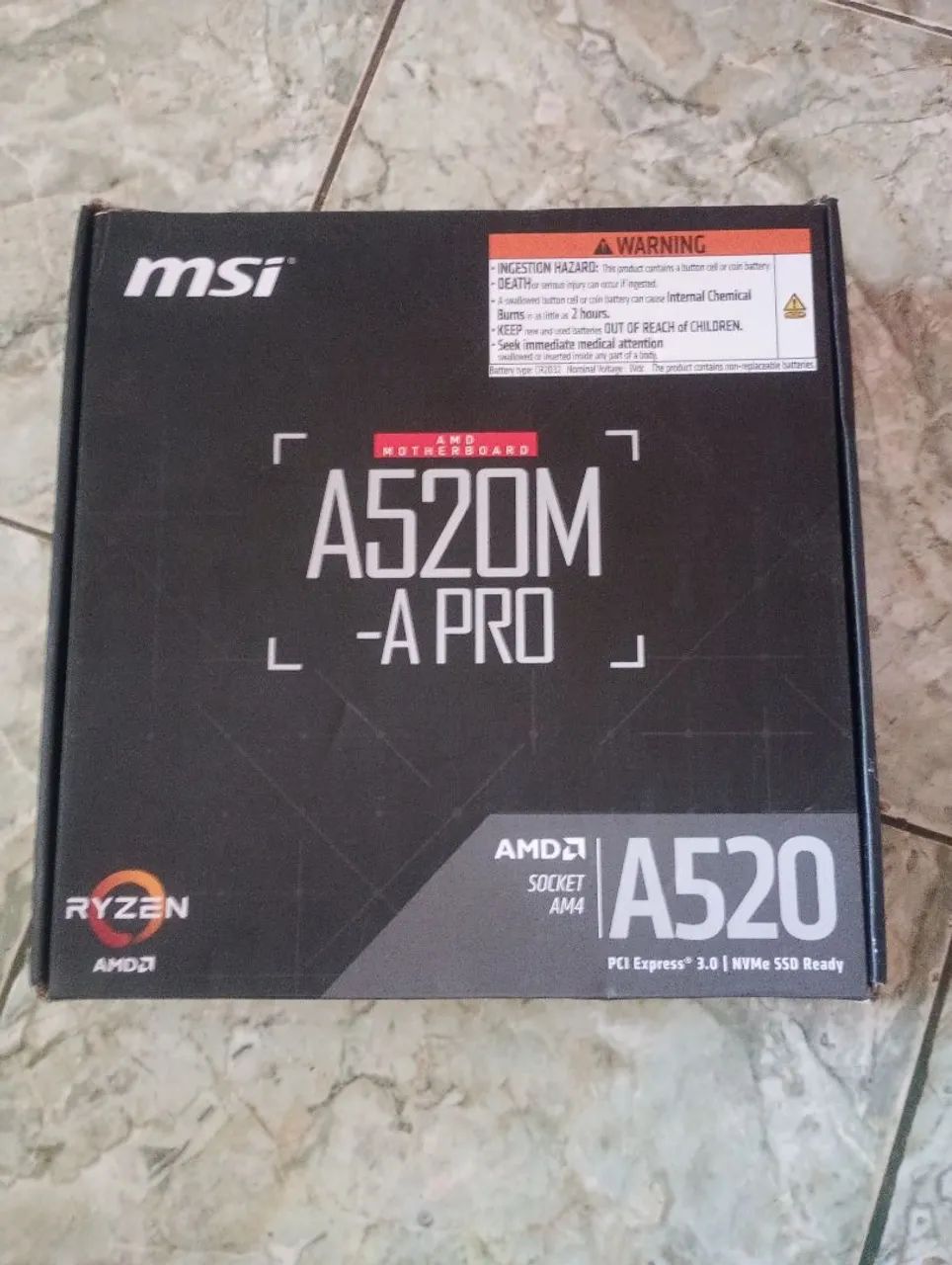 Placa Mãe A520M-PRO MSI Ryzen 
