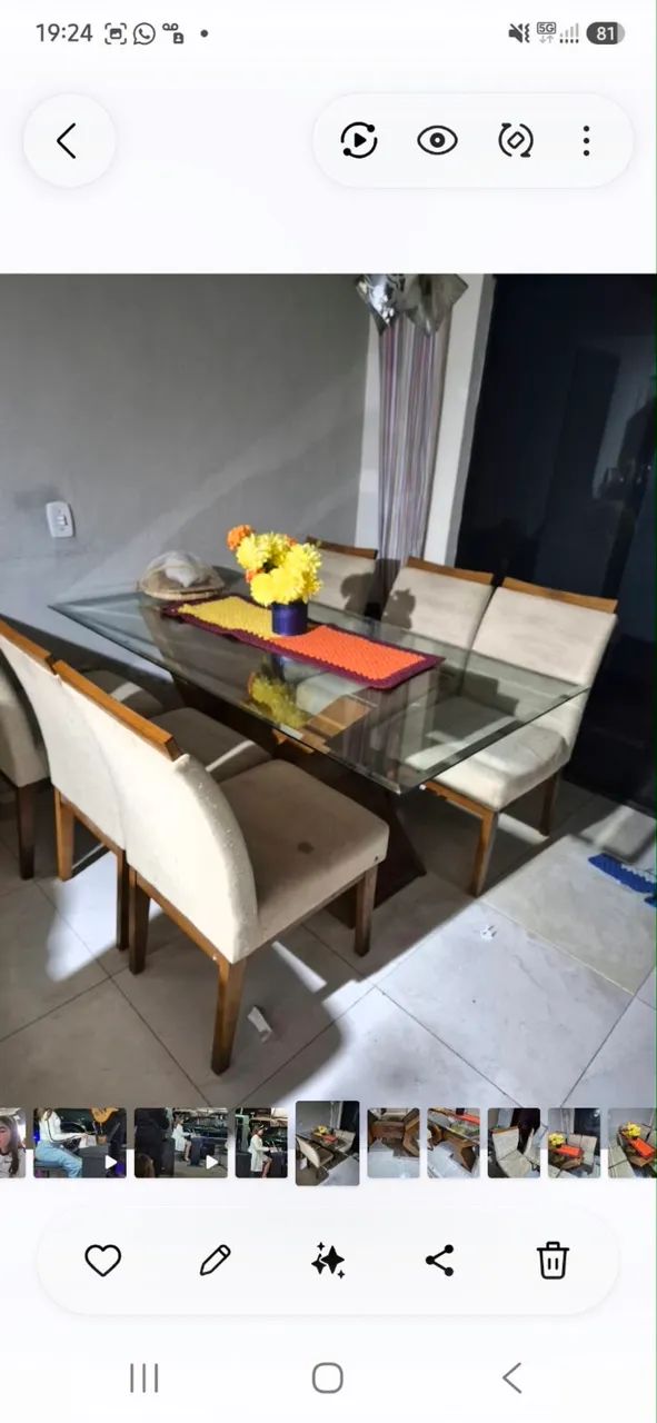 Mesa com cadeiras  - Foto 2