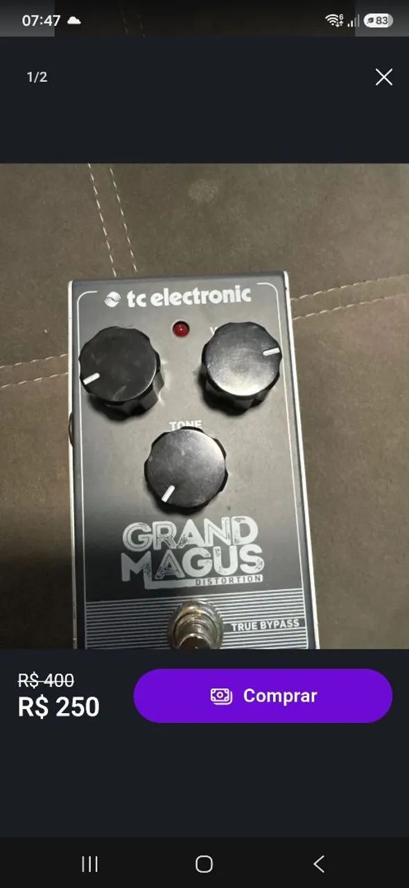 Pedal Grand Magus TC Eletronics - Foto 2