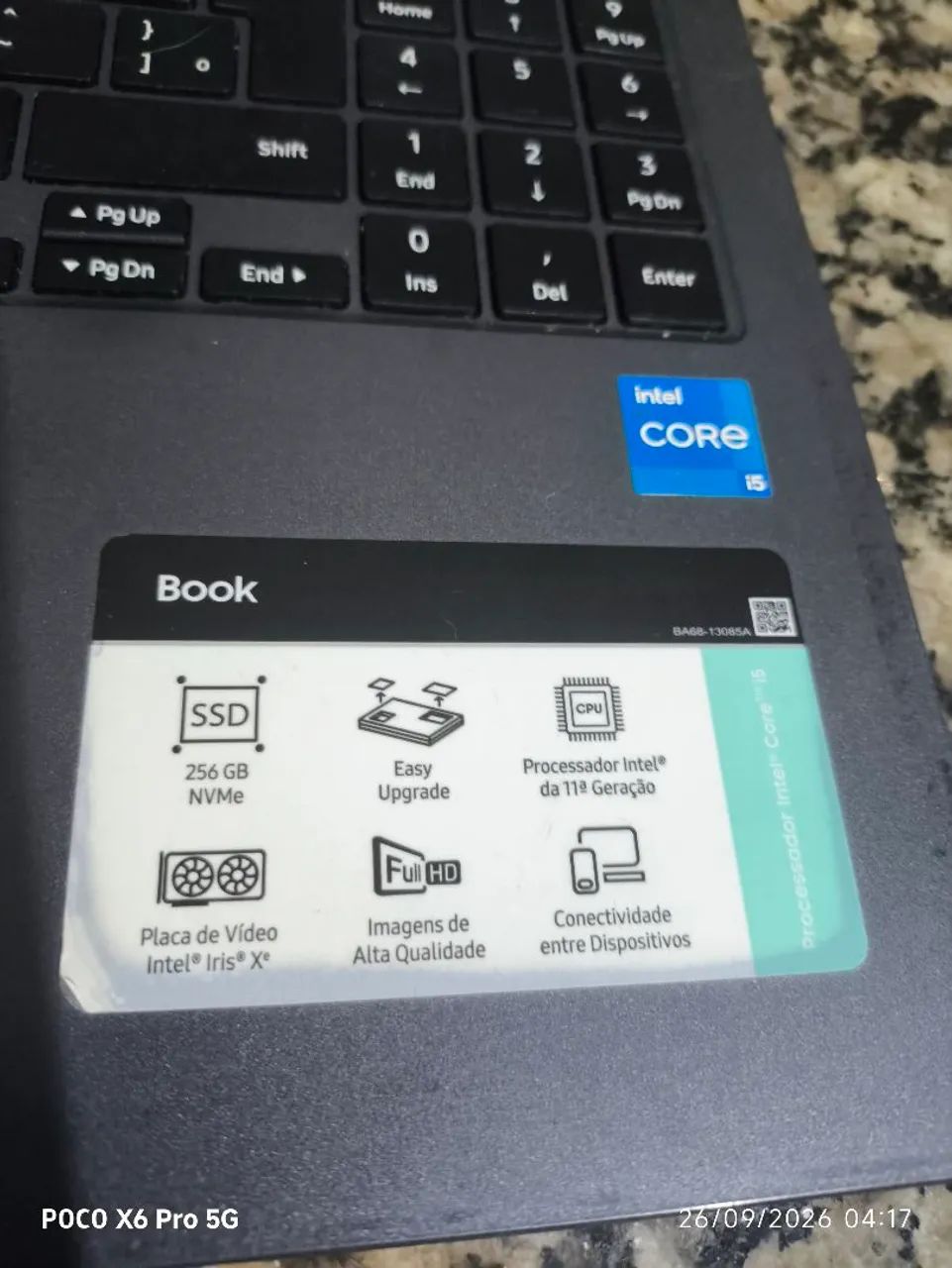 Notebook Samsung book