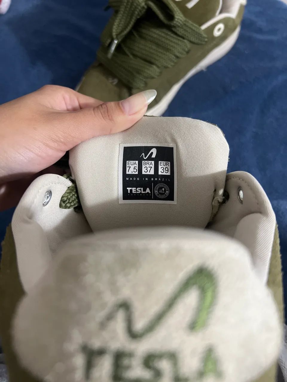 Tênis tesla Hertz olive  - Foto 5
