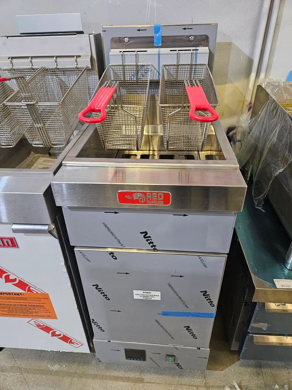 fritadeira a gás 25 litros com controlador digital