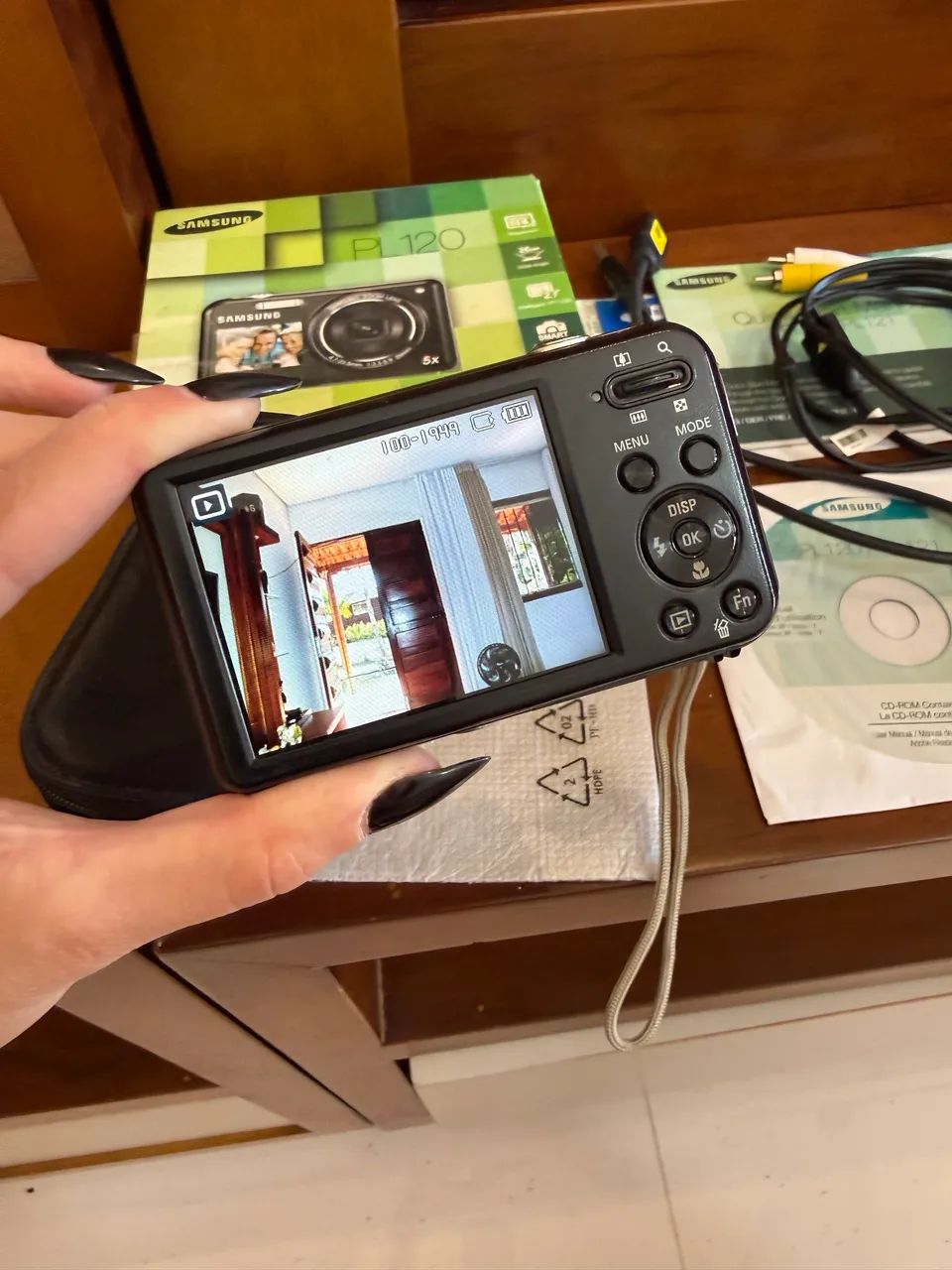 Câmera Samsung PL120 ? Rosa - Foto 2