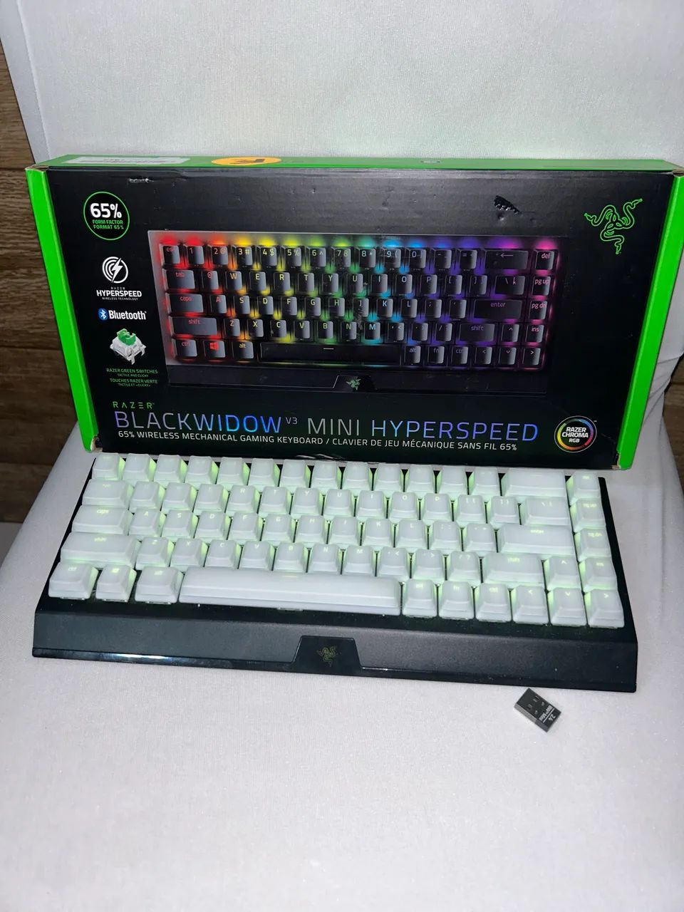 Teclado Gamer Blackwidow V3 Mini Phantom Edition 65% - Foto 4