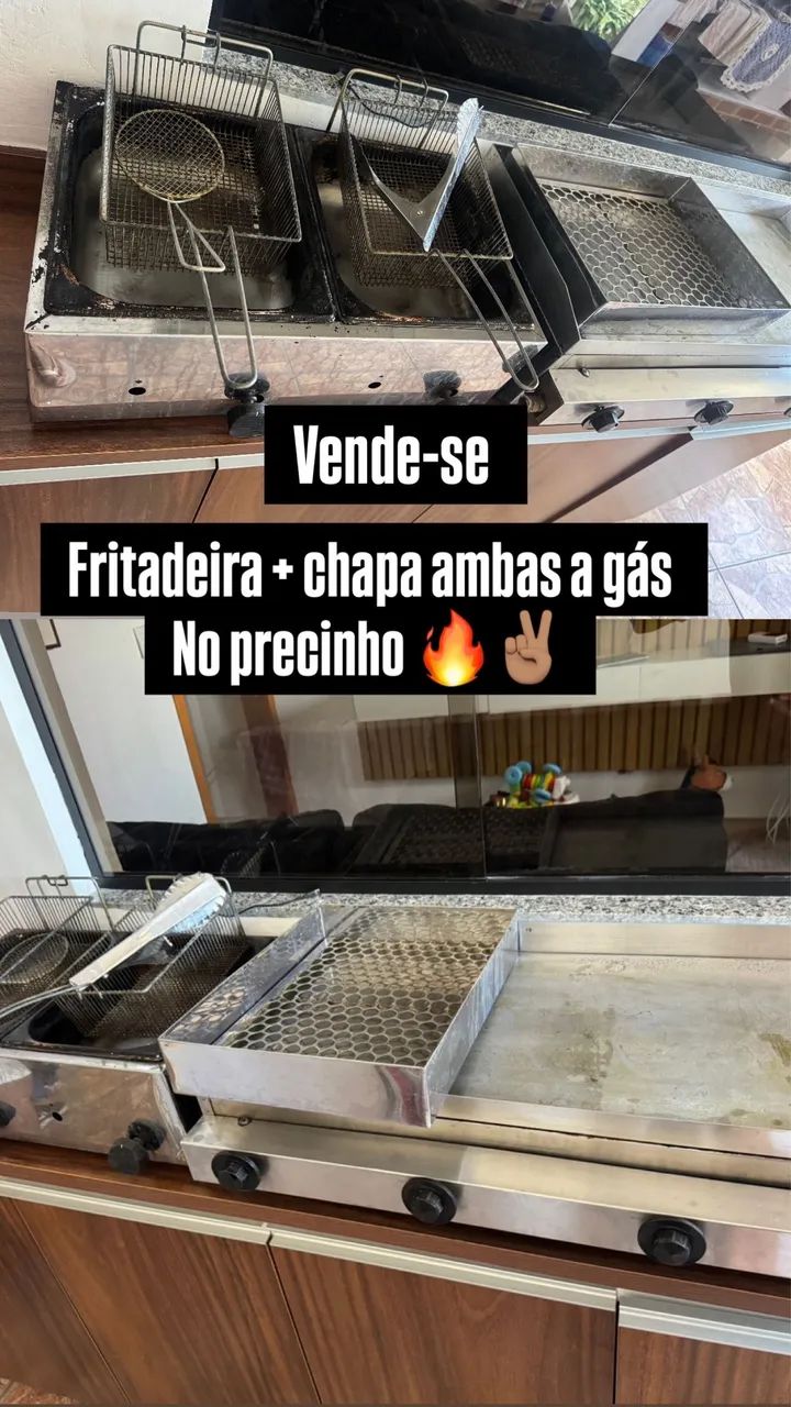 Chapa mais fritadeira  - Foto 3