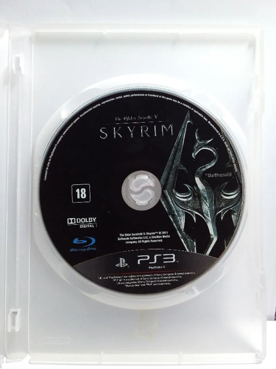 Jogo PS3 Skyrim - Sem Capa e Sem Manual