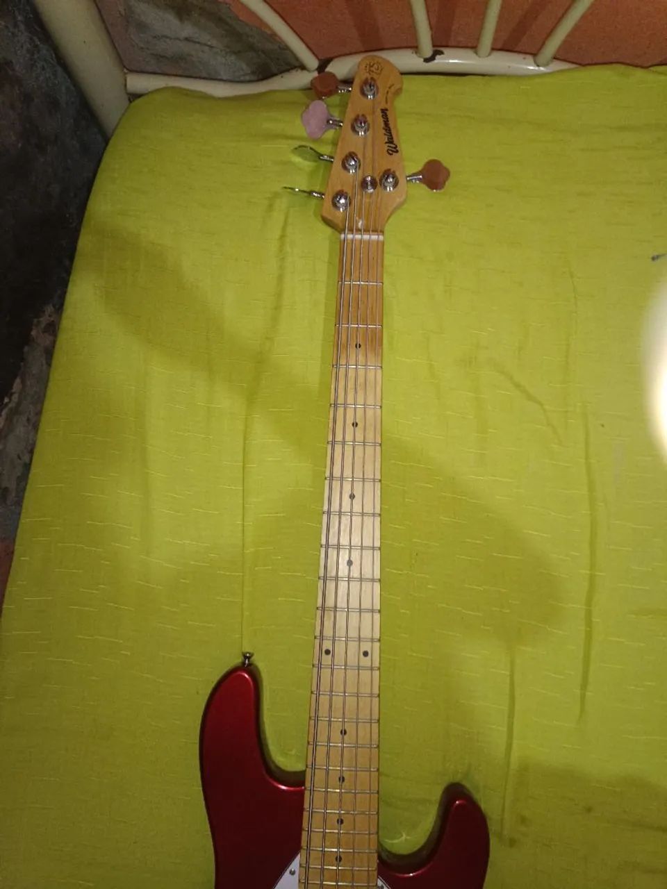 Contrabaixo Waldman MB-105 5 Cordas Passivo Vermelho - Foto 3