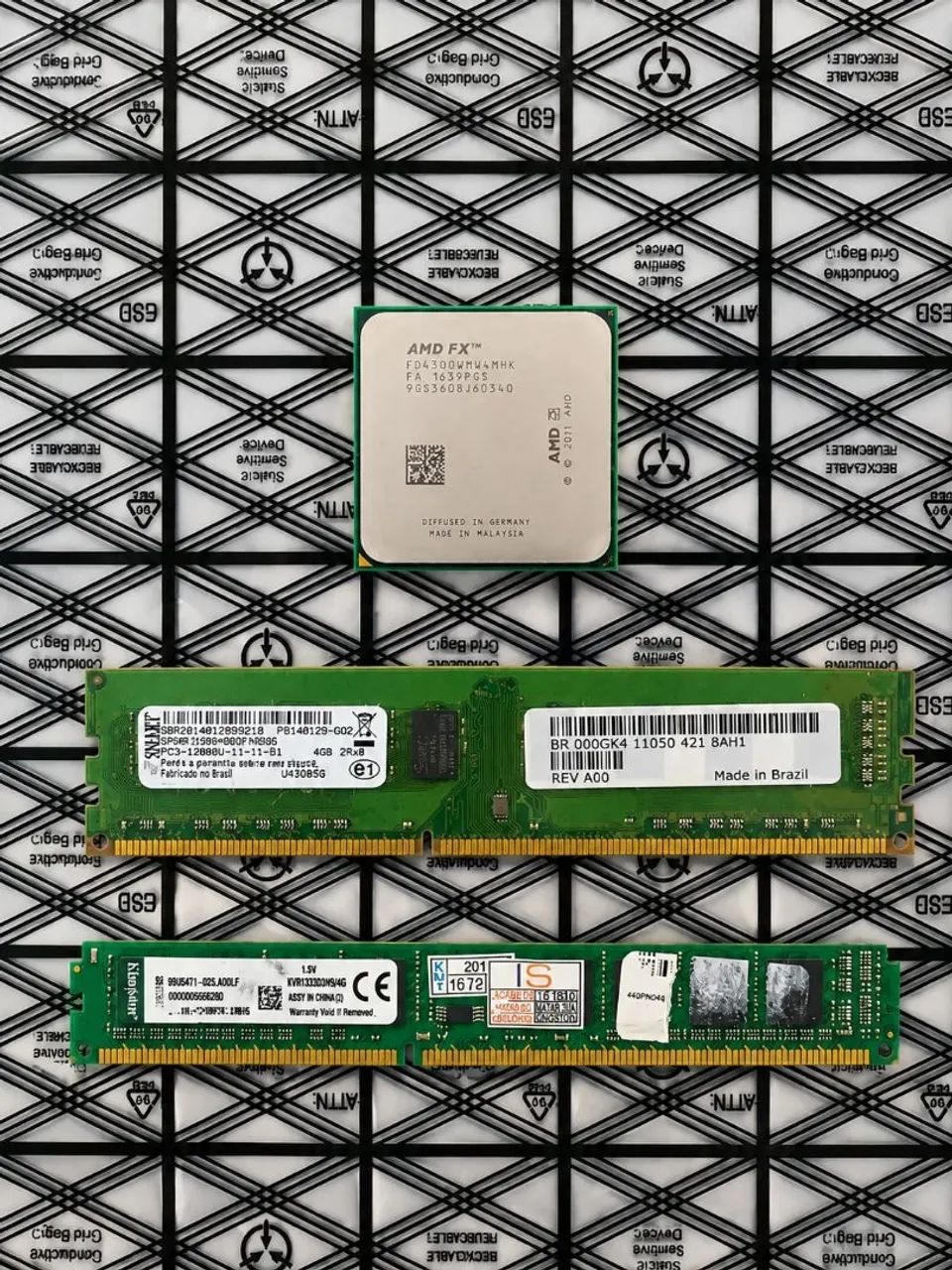 Kit completo com placa mãe, processador e 8gb de ram - Foto 4