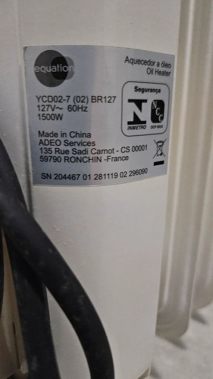 Aquecedor elétrico a óleo.  - Foto 5