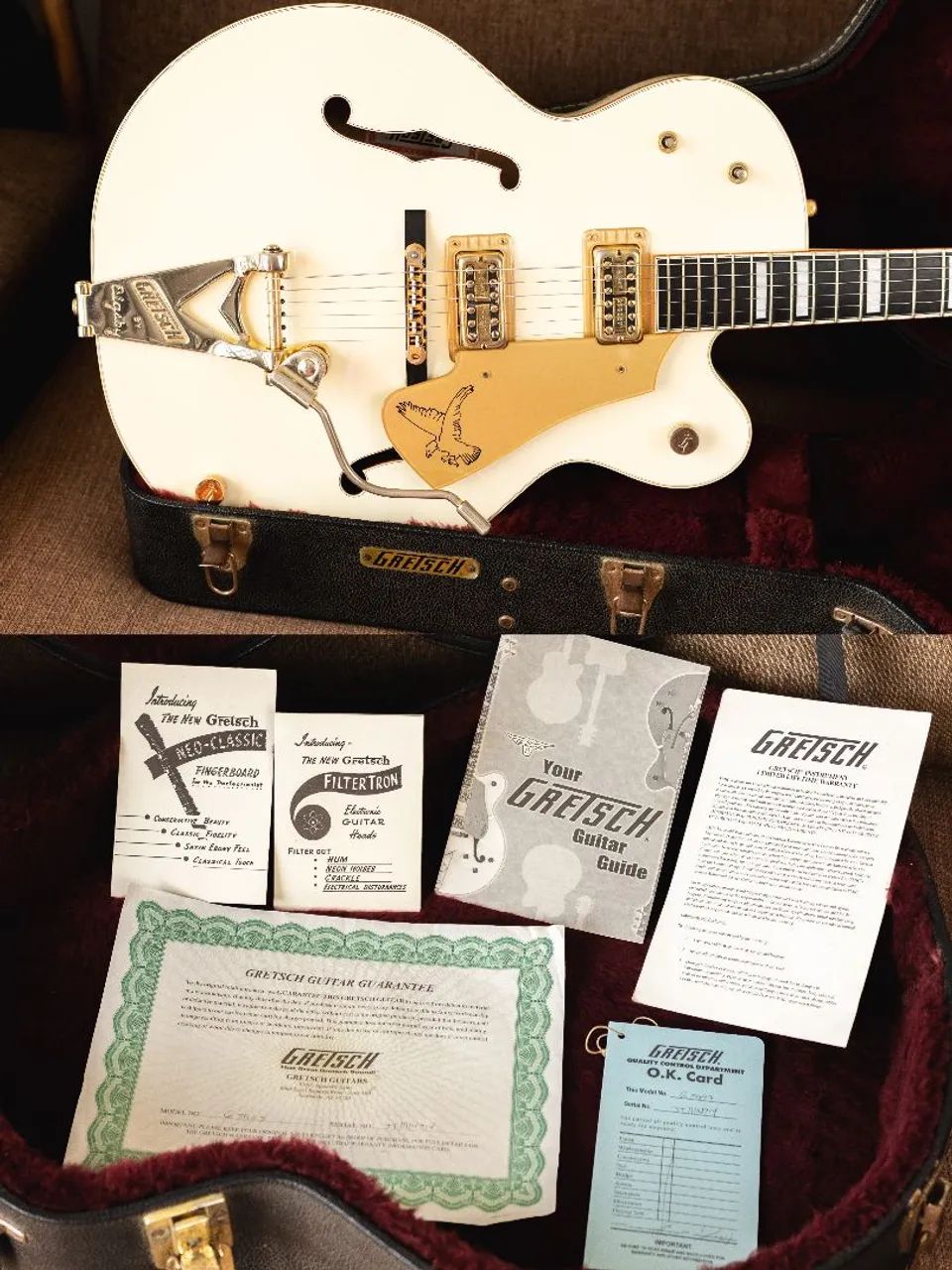 GRETSCH WHITE FALCON G7593 JAPAN (aceito cartão e outras guitarras