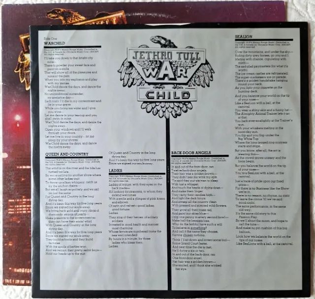 LP War Child - JethroTull - importado - Foto 3