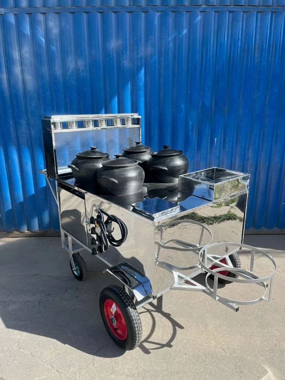 Carrinhos de lanches inox diversos modelos para vários segmentos em até 10x sem juros  - Foto 6