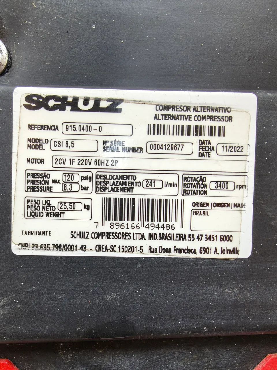 Compressor de ar - Foto 2