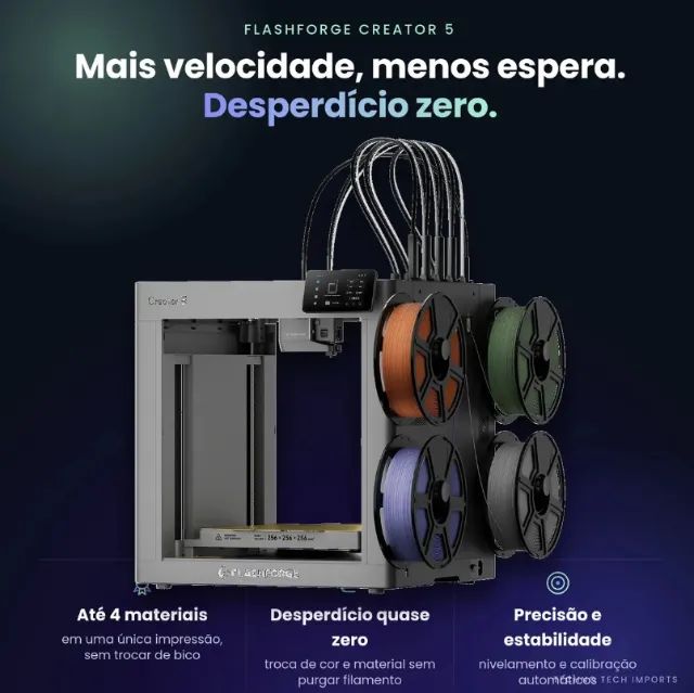 Impressora 3d Flashforge Creator 5  - Foto 4
