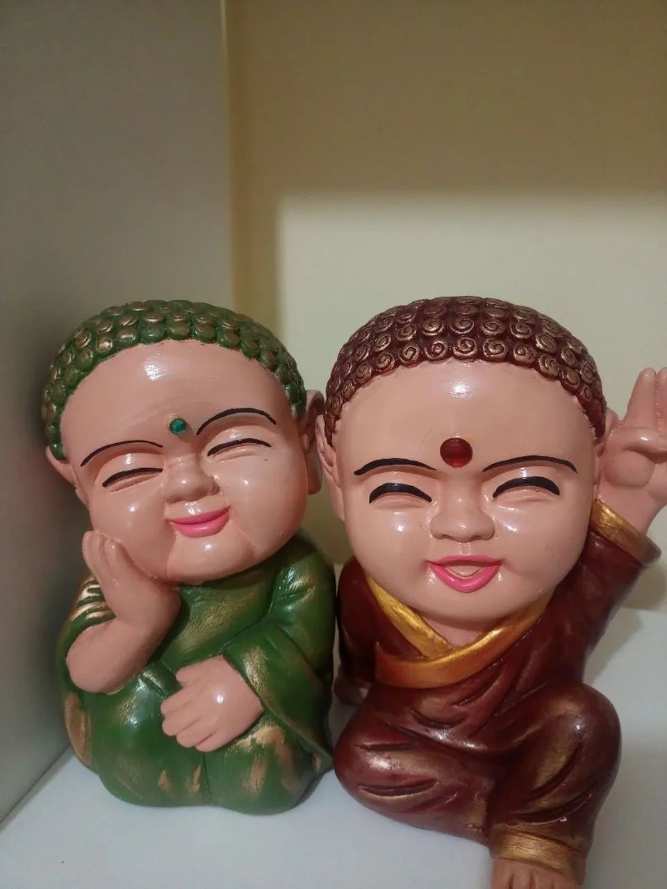 Par de Buda bebê 