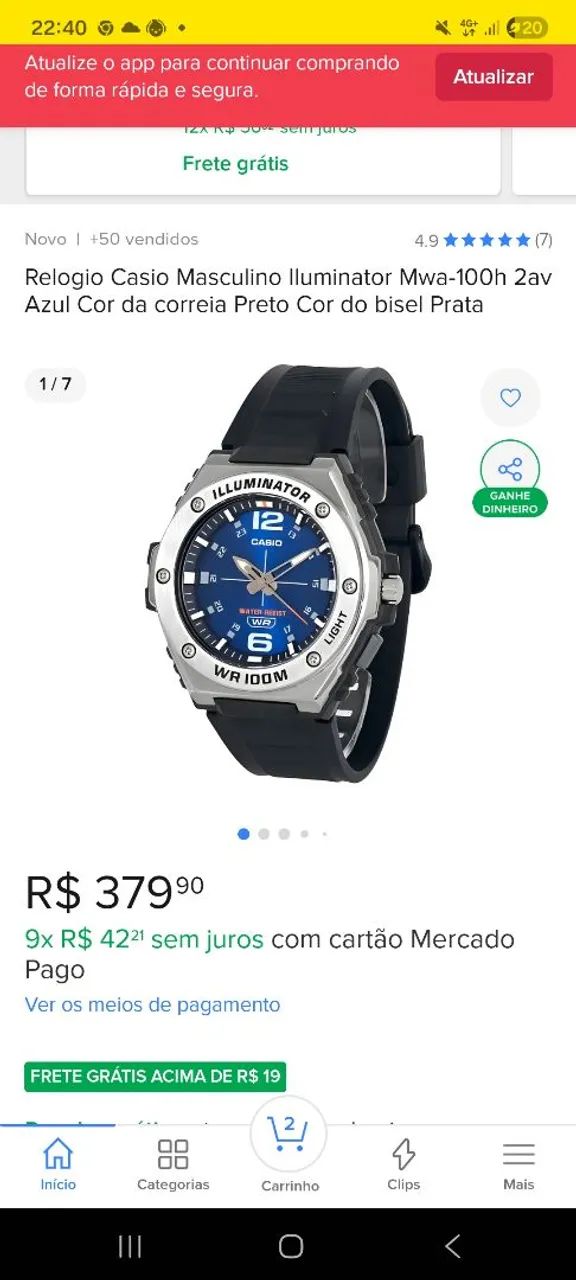 Relogio cassio - Foto 5