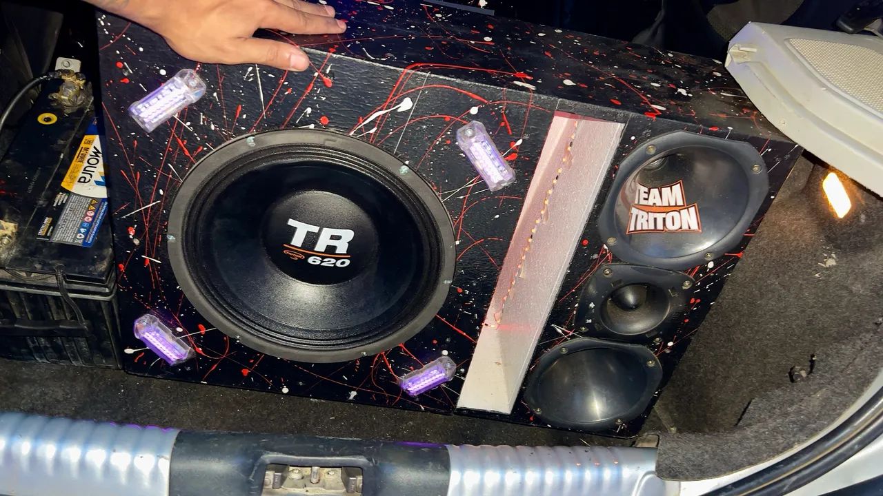 Caixa trio automotivo 12" - Foto 3