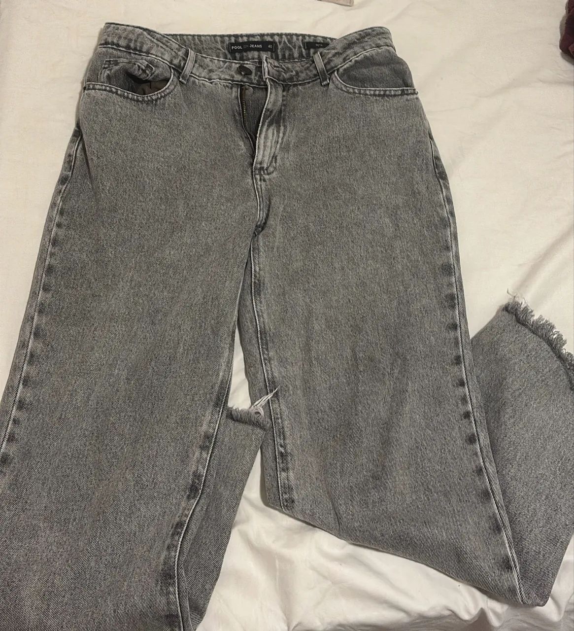 Calça jeans Cinza 