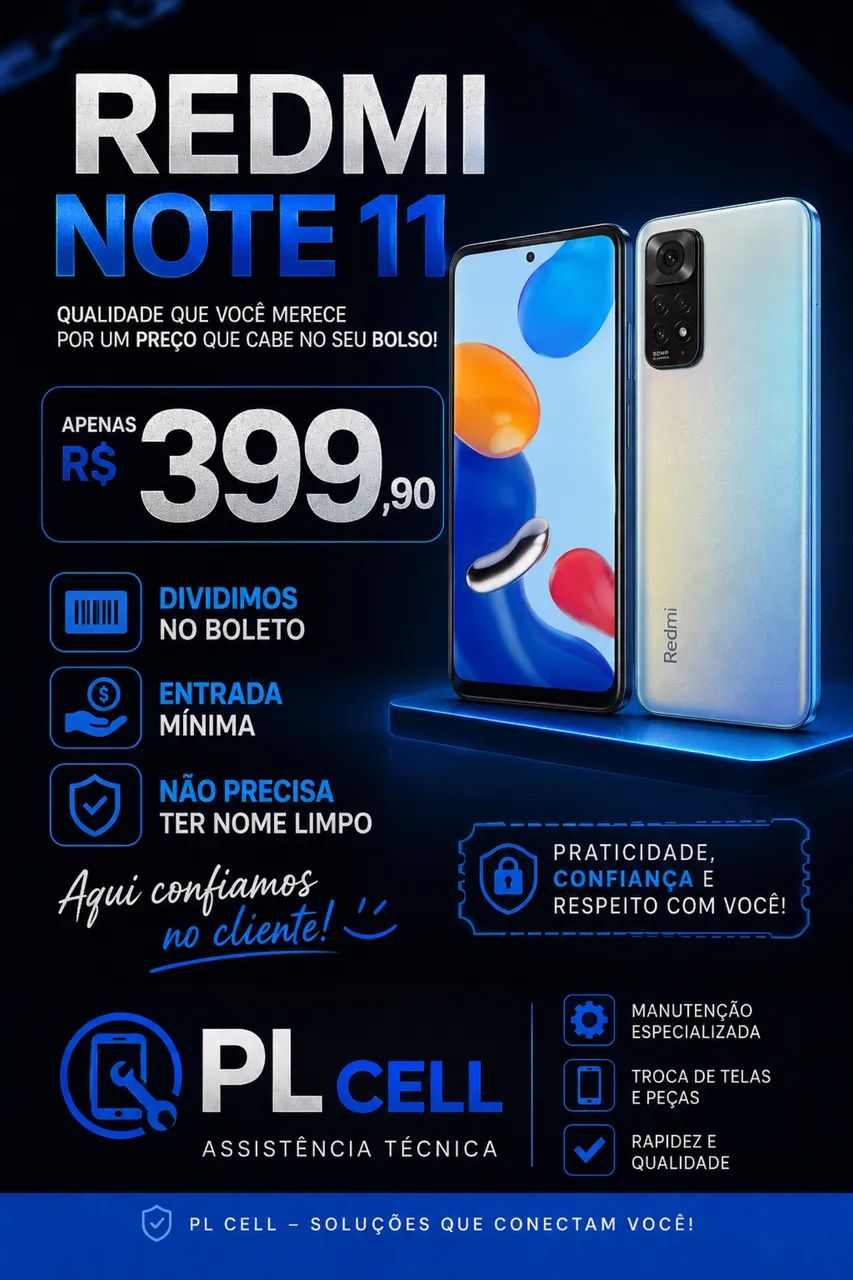 Celular no boleto 