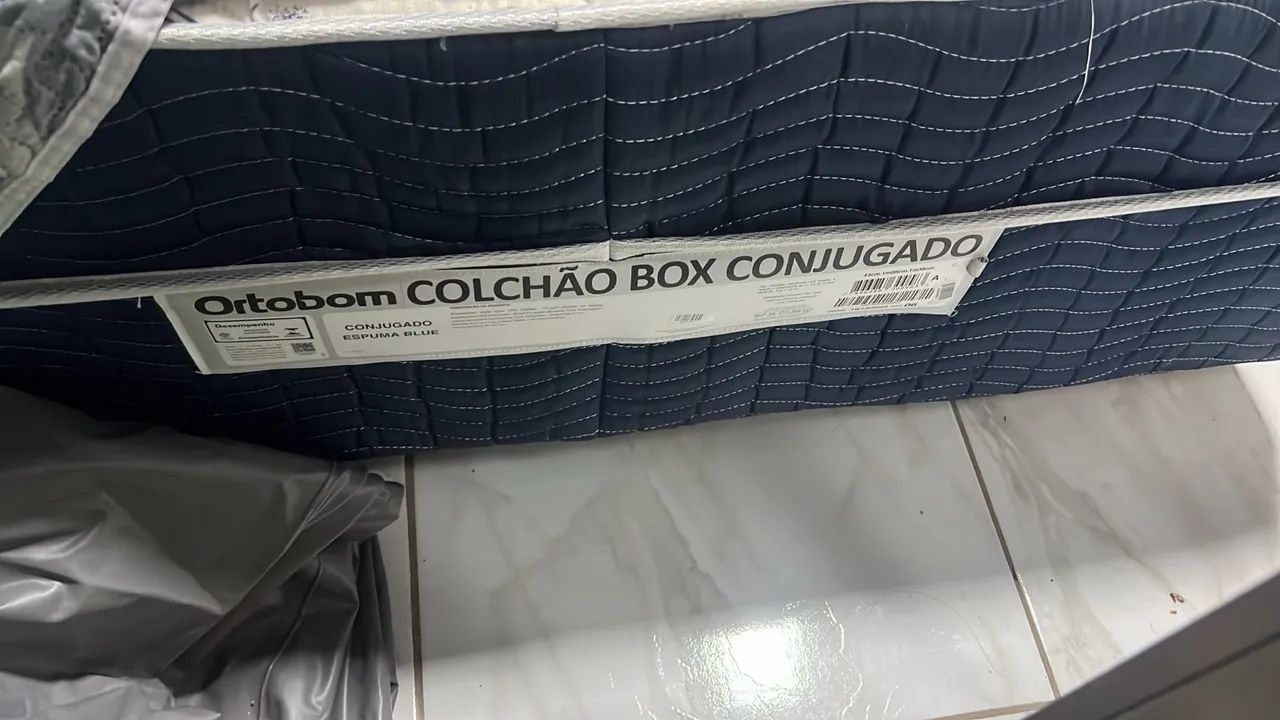Cama box colchão conjugado 