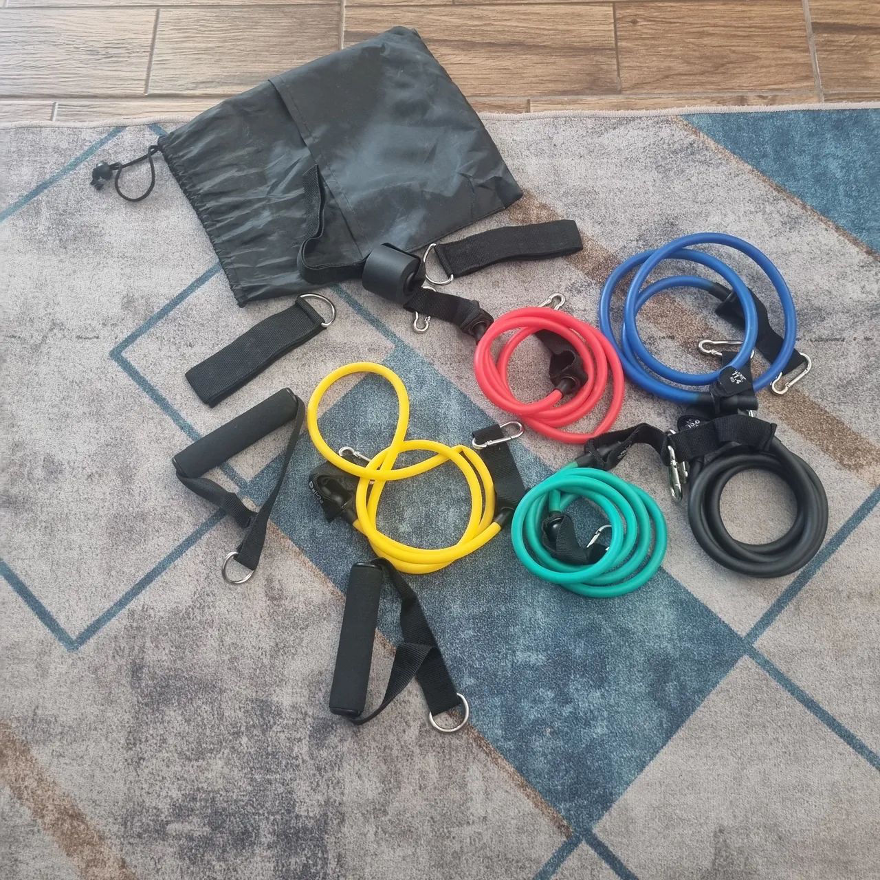 KIT ELÁSTICO PARA EXERCÍCIOS  - Foto 5