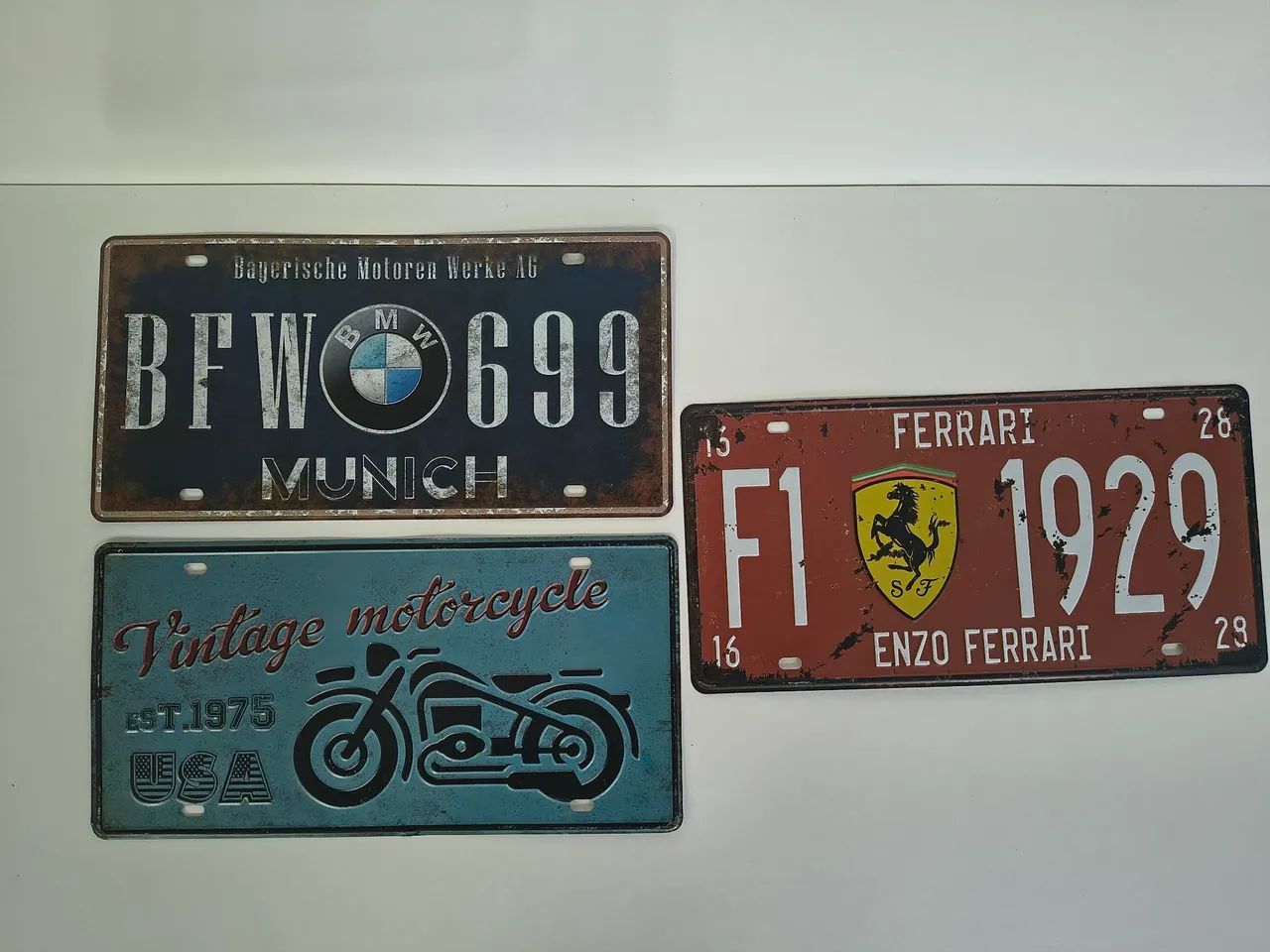 Conjunto Placas Decorativas 