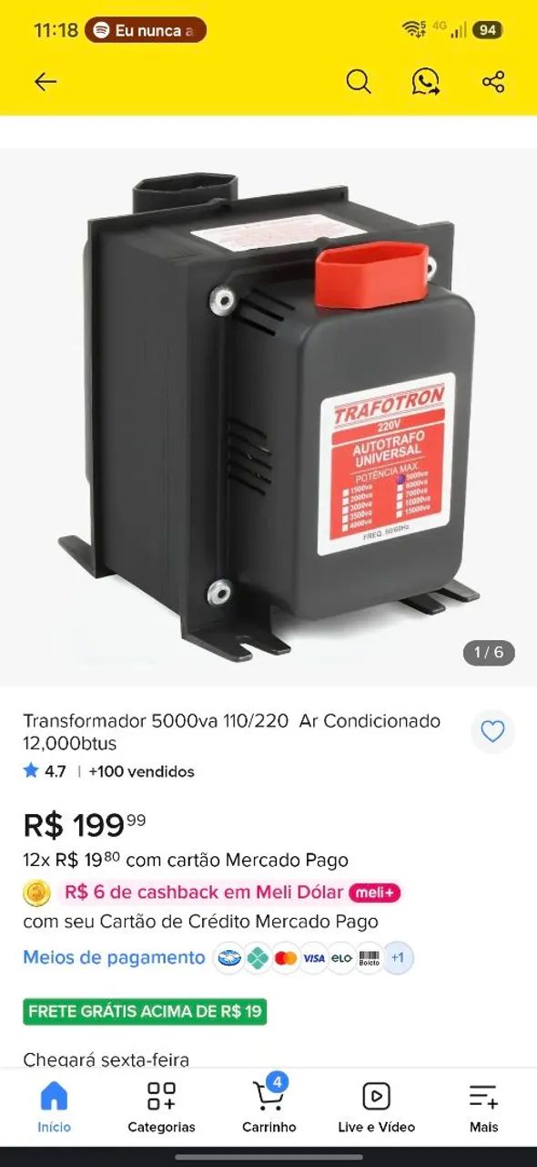Transformador 5000va  - Foto 4