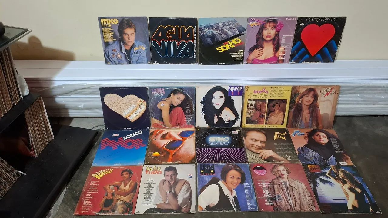 Discos de vinil lote com 314 discos - Foto 2
