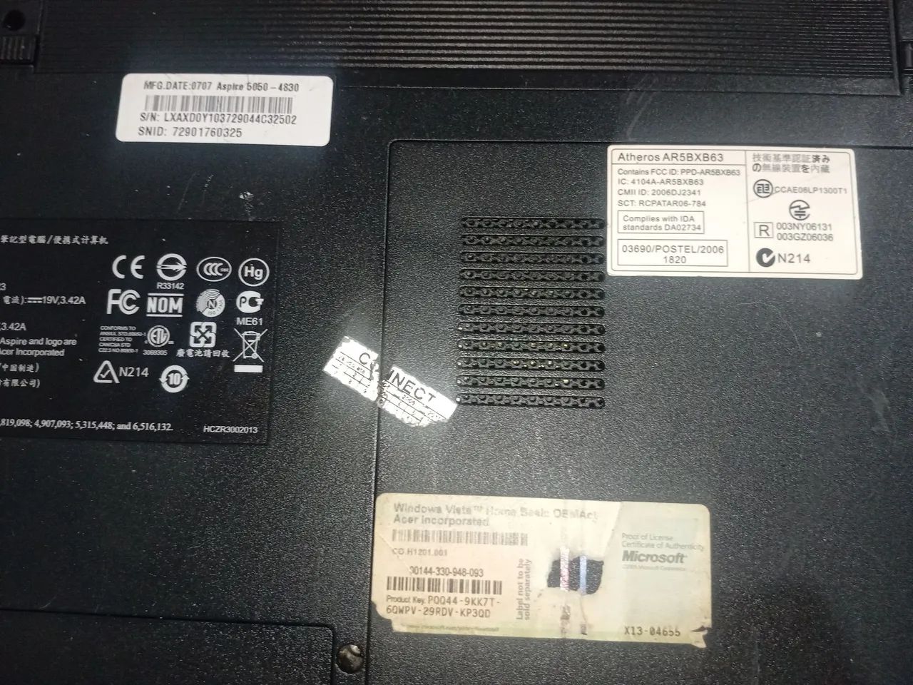 Notebook acer aspire 5050 no estado  - Foto 3