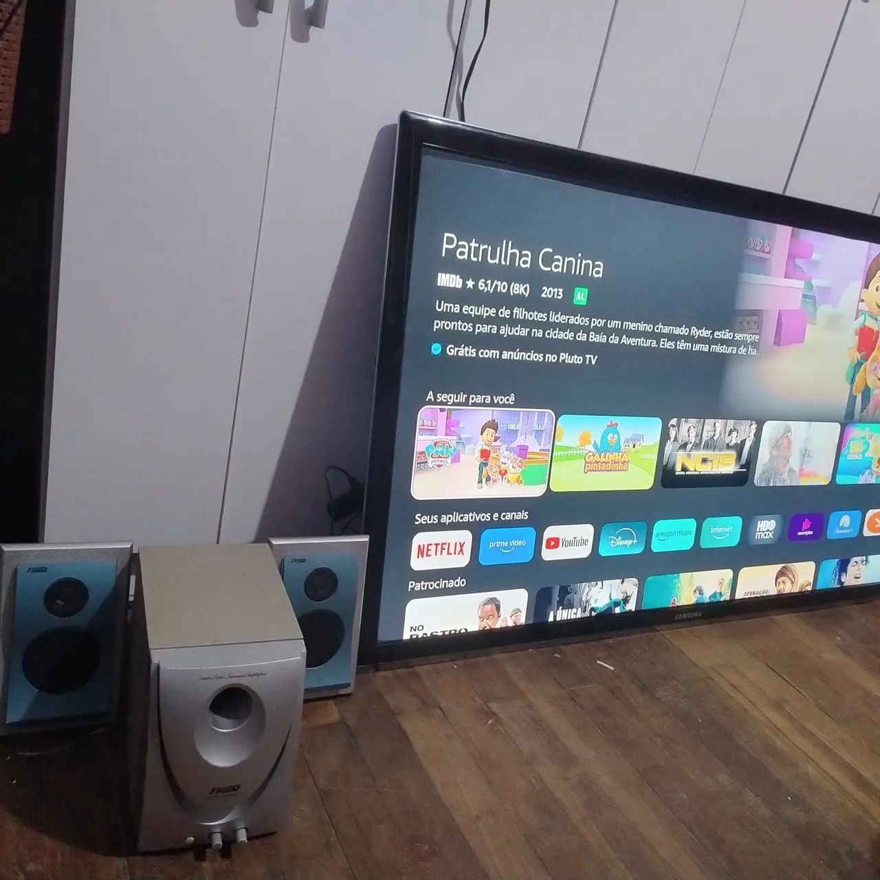 TV SAMSUNG SMART 55 POLEGADAS FULL HD VAI COM home tehater