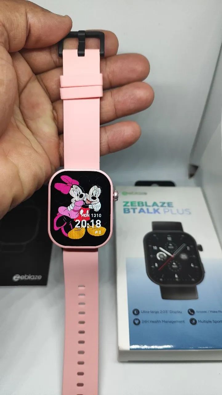 Smartwatch Zeblaze Btalk Plus Rosa Entrega Grátis <br> - Foto 2