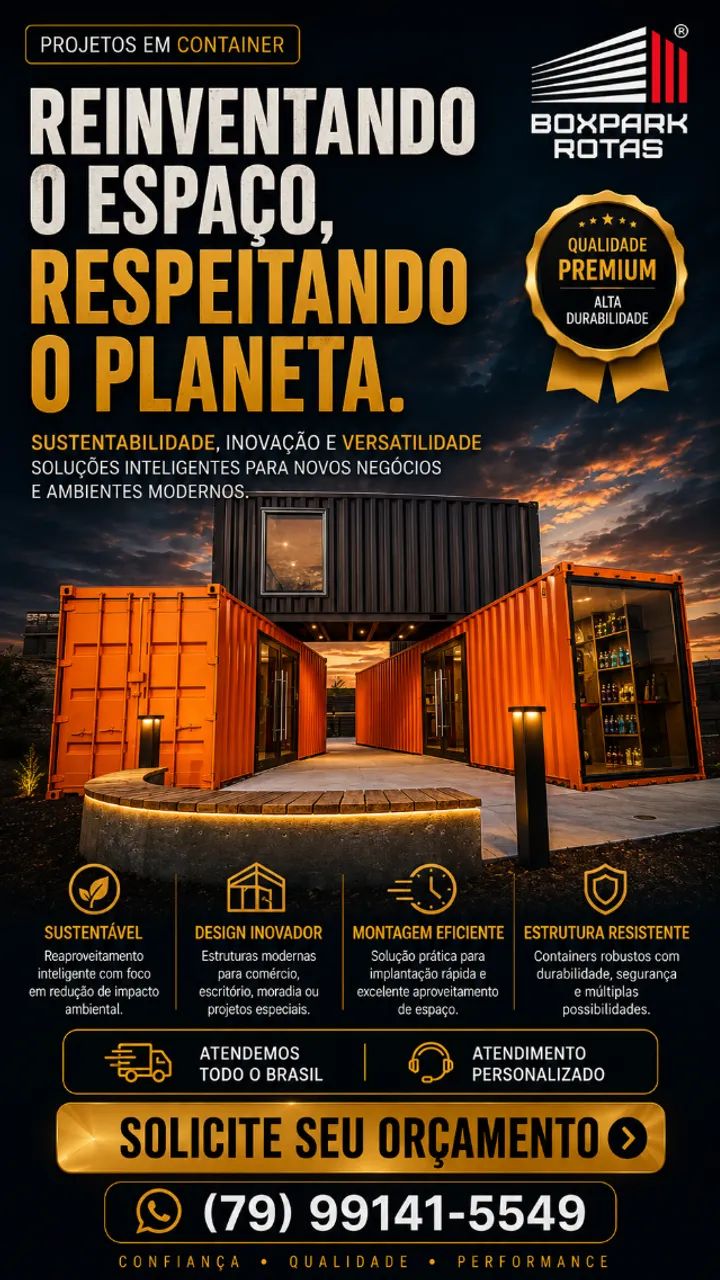 Container Marítimo HC 40 Pés | Ideal para Loja, Obra, Chalé e Depósito | Entrega Rápida - Foto 4