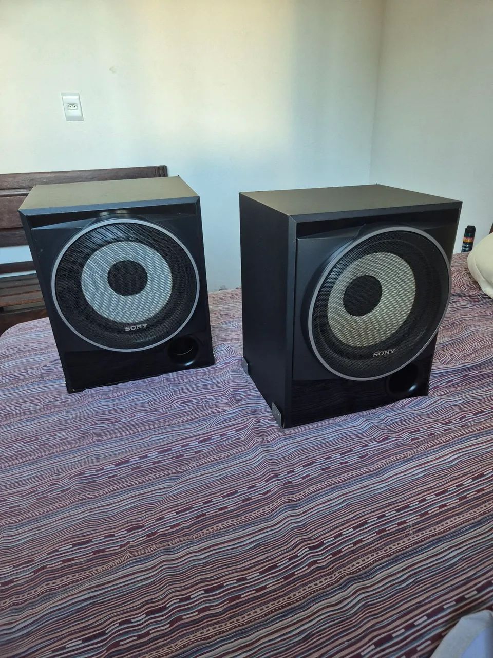 Par subwoofer passivo Sony muteki Ss-wp7500 6 ohms 10 polegadas  - Foto 3