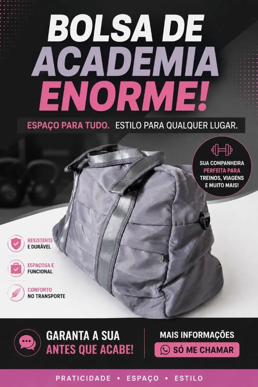 Bolsa de academia 