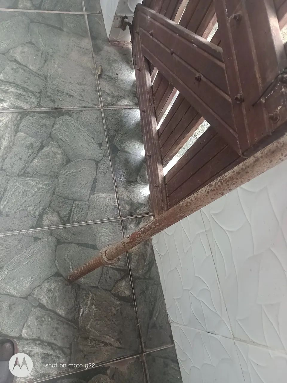 Barra maciça musculação  - Foto 3