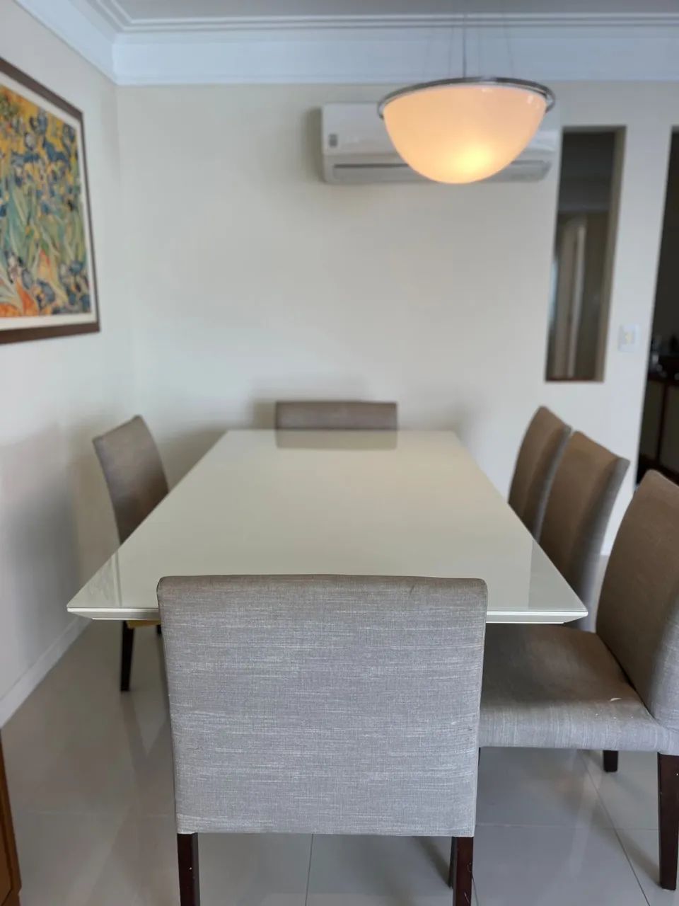 Vende-se mesa com tampão de vidro  - Foto 2
