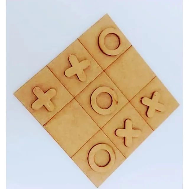 Kit 3 Jogo da Velha em mdf 10cm Tabuleiro Brinquedo Presente - Foto 2