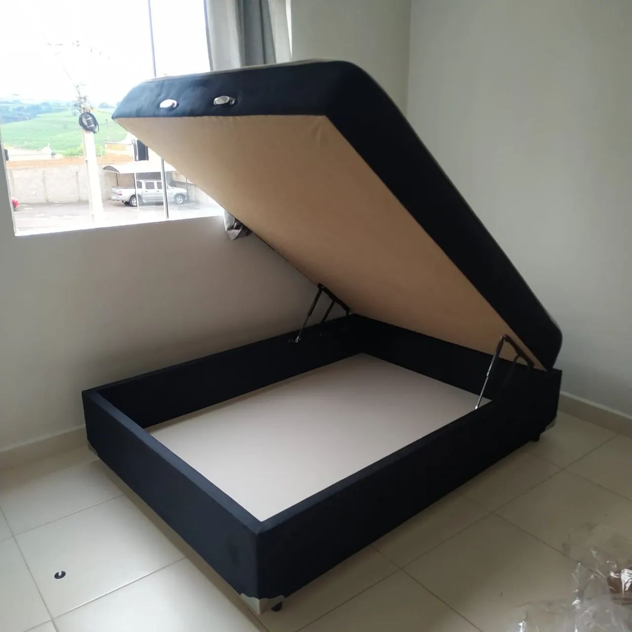 CAMA CASAL BOX BAÚ PREÇO DE FÁBRICA  - Foto 5