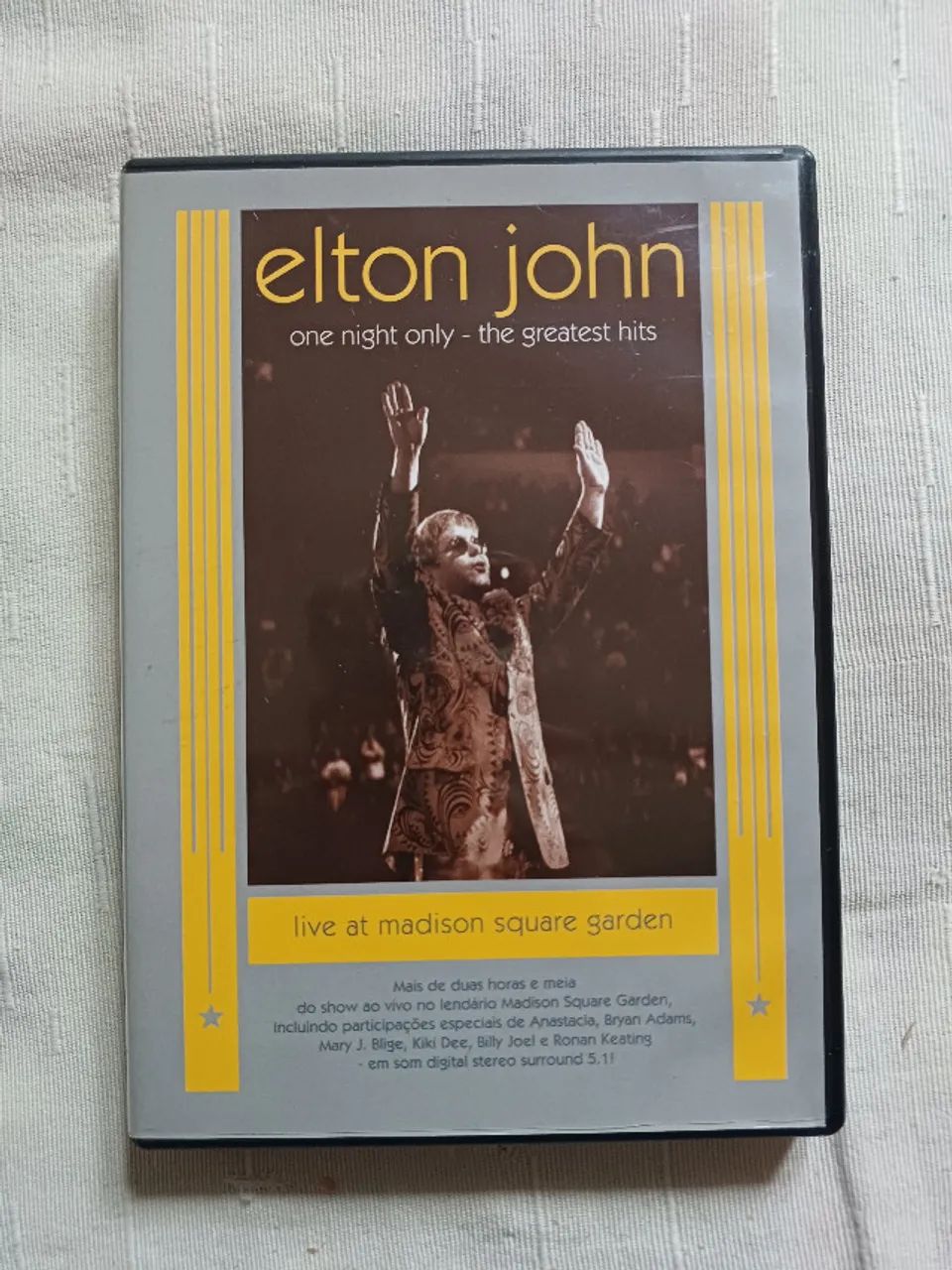 DVD Elton John  - One Night Only - The Greatest Hits - Ótimo Estado