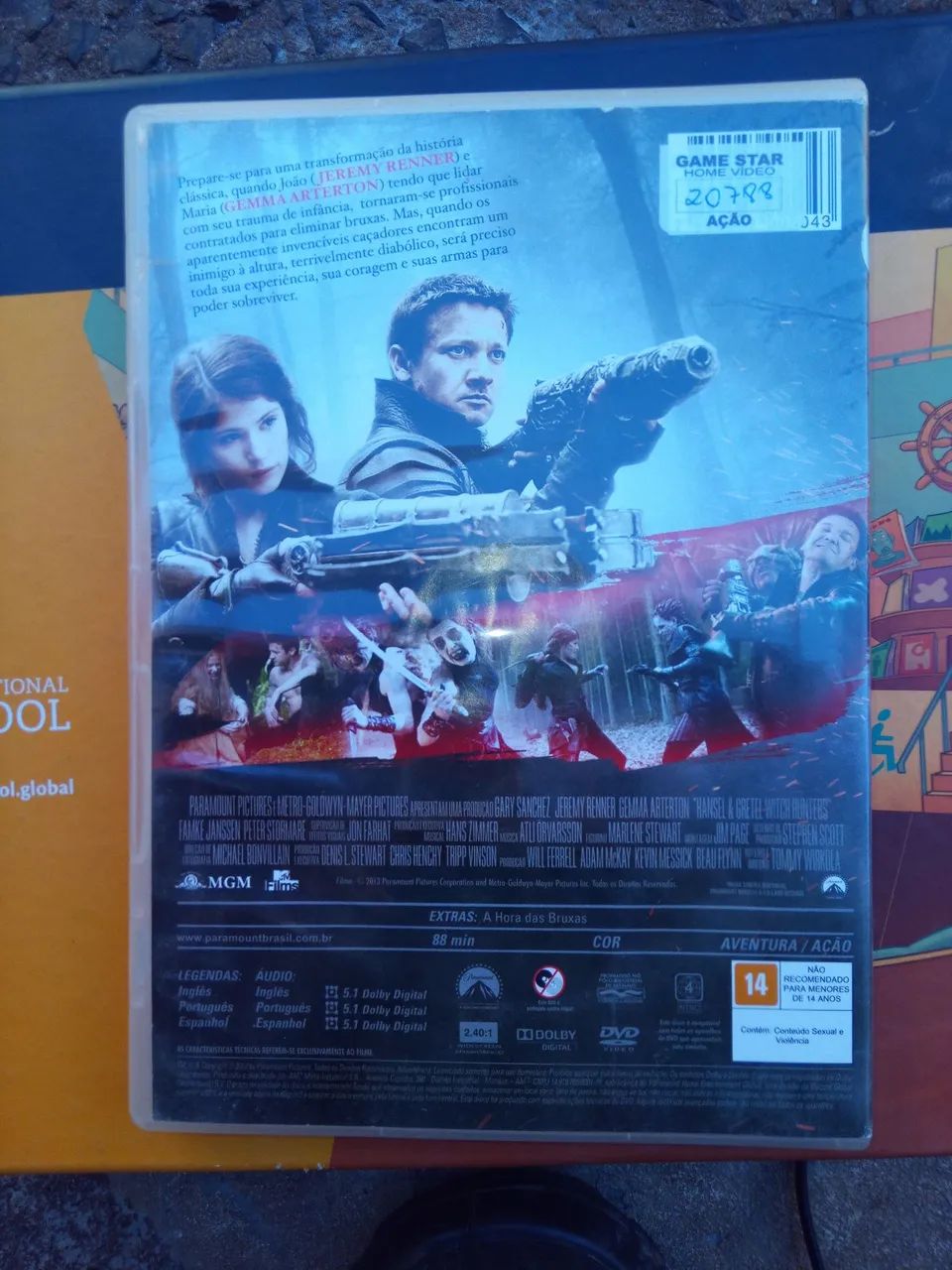 DVD Original João e Maria Caçadores de Bruxas  - Foto 2