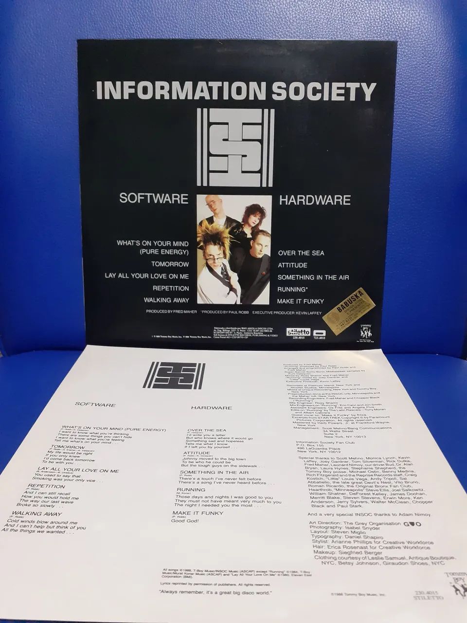 LP INFORMATION SOCIETY ( 1988 ) VG +++ - Foto 2