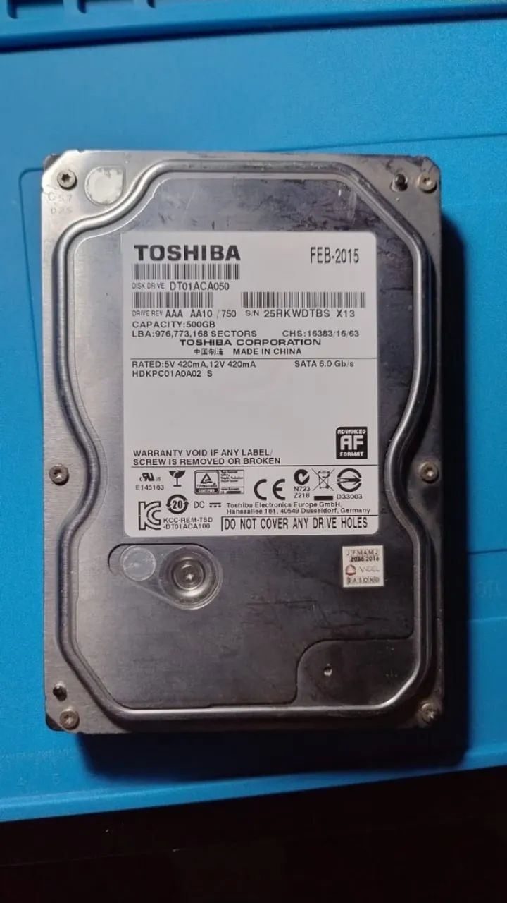 HD TOSHIBA 500GB - Armazenamento - Mangabeira, João Pessoa