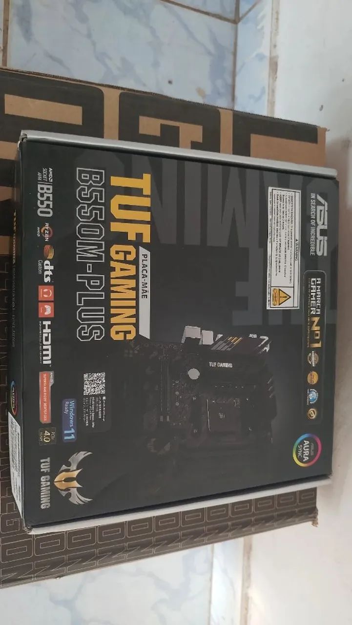 PLACA MÃE ASUS TUF GAMING B550M PLUS